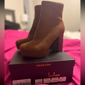 Booties High Heel 8.5 Women’s Lulus